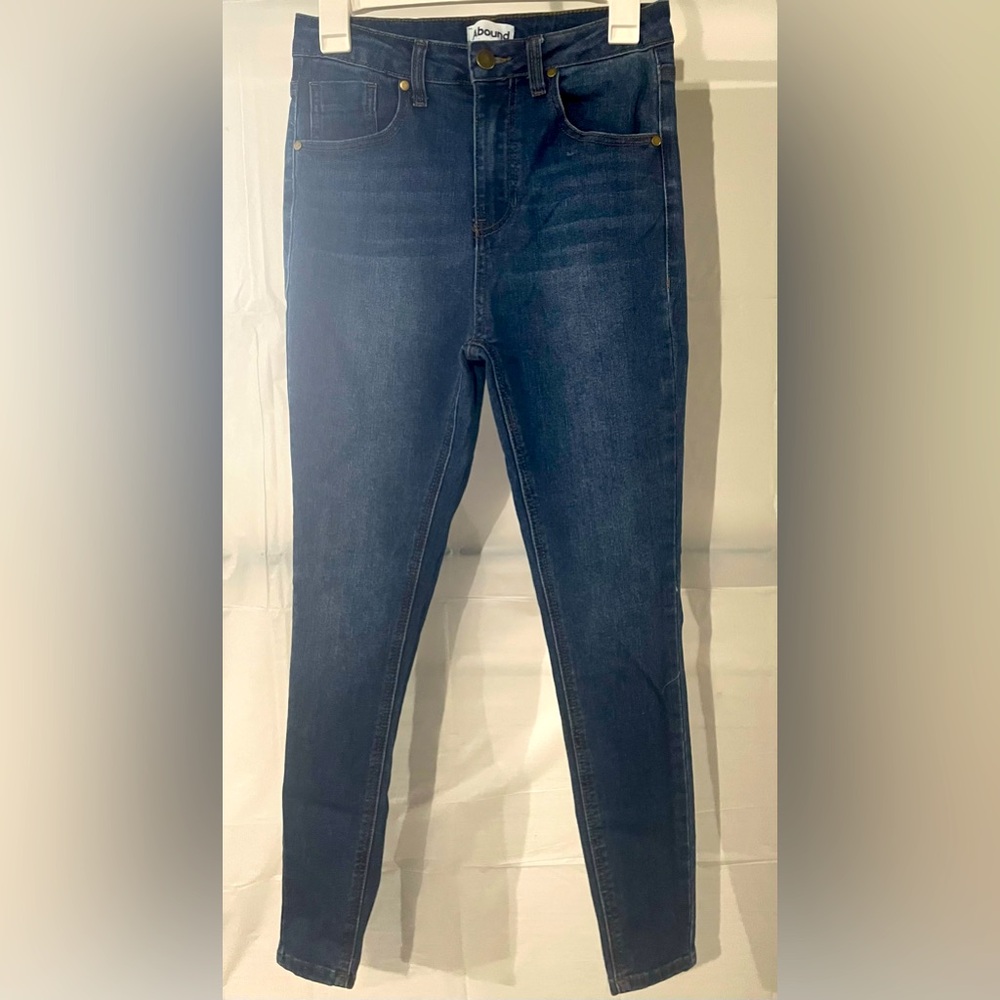 Abound Blue Skinny Jeans High-Rise Stretch